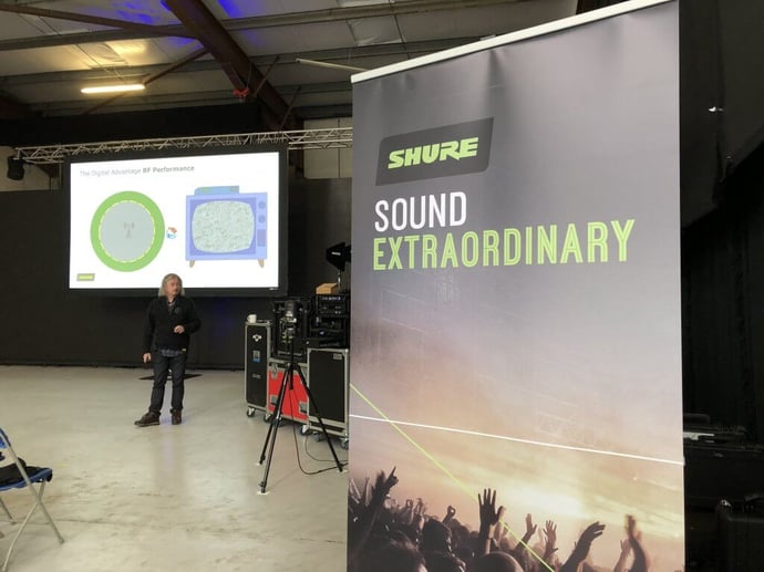 SHURE Wireless Mastered, Live Events training at AVCOM